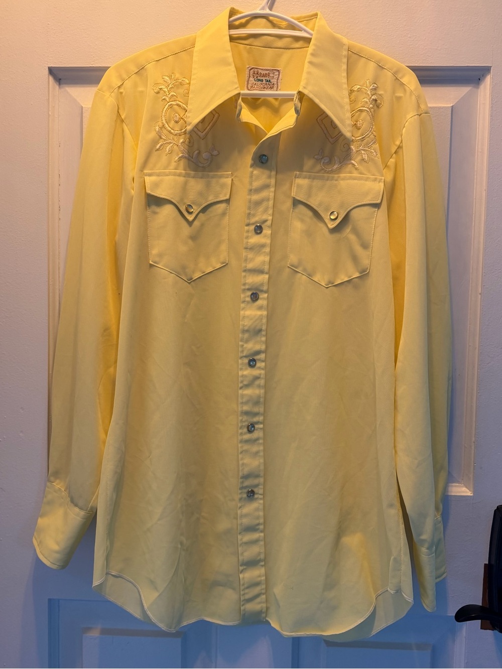 Vintage H Bar C California Ranchwear Embroidered Western Pearl Snap Shirt